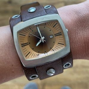 Fossil Watch Leather Double band